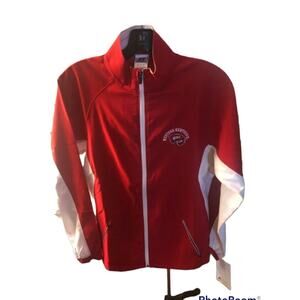 Russell women’s warm up jacket size M